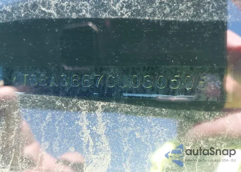 2012 Toyota Venza Le z USA, uszkodzony, nr VIN 4T3BA3BB7CU030506